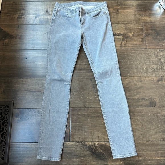 Helmut‎ Lang Skinny Jeans Size 27 Waist Low Rise Gray Stretch Denim USA - Picture 2 of 10